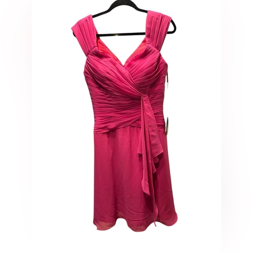 JenJenHouse Elegant Pink Sleeveless Dress size 8